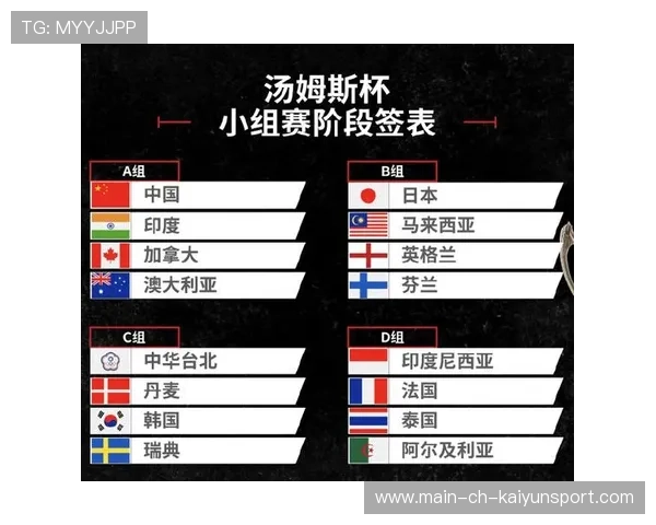 抽签预告：汤尤杯淘汰赛抽签仪式将于今晚 23_30 在丹麦霍森斯举行。